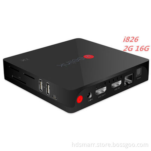 MIMO XBMC Smart Hd Tv , Ione I826 HDMI IN Amlogic S812 TV Box Quad core 2G / 16GB